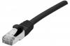 DEXLAN Cordon RJ45 CAT 6A S/FTP LSOH SNG noir - 1,5 m